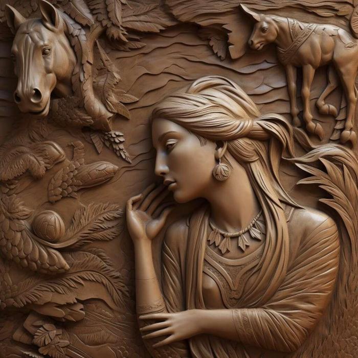 نموذج ثلاثي الأبعاد لآلة CNC 3D Art 